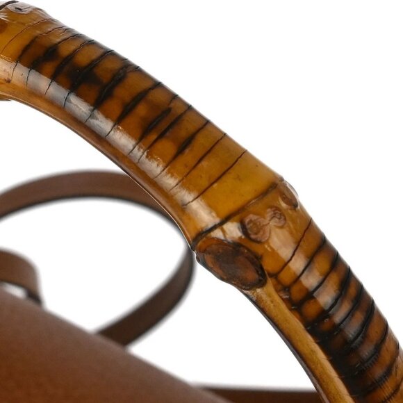 Gucci Brown Bamboo 2way Handbag - Picture 6 of 11